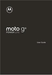 Motorola Moto G8 Power Lite manual. Camera Instructions.