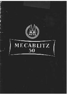 Metz 50 manual. Camera Instructions.
