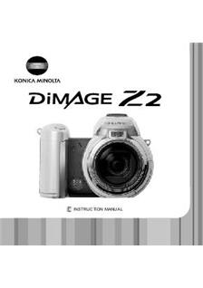 Minolta Dimage Z 2 manual. Camera Instructions.