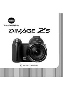 Minolta Dimage Z 5 manual. Camera Instructions.