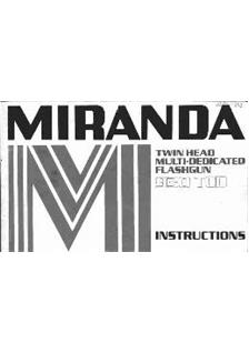 Miranda 930 TCD manual. Camera Instructions.