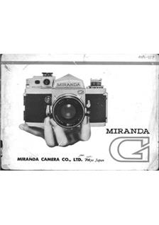 Miranda G manual. Camera Instructions.