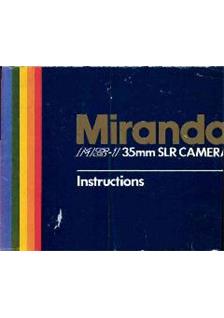 Miranda MS 1 manual. Camera Instructions.
