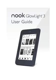 Nook GlowLight 3 manual. Camera Instructions.