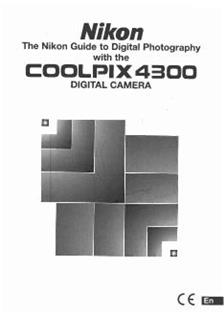 Nikon Coolpix 4300 manual. Camera Instructions.
