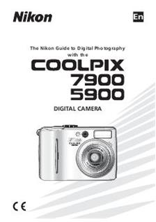 Nikon Coolpix 5900 manual. Camera Instructions.