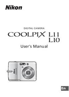 Nikon Coolpix L11 manual. Camera Instructions.