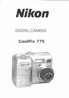 Nikon Coolpix 775 manual. Camera Instructions.