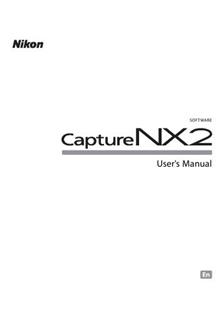 Nikon Capture NX 2 manual. Camera Instructions.