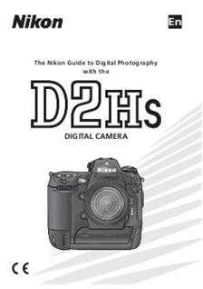 Nikon D2Hs manual. Camera Instructions.