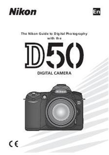 Nikon D50 manual. Camera Instructions.