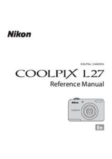 Nikon Coolpix L27 manual. Camera Instructions.