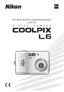 Nikon Coolpix L6 manual. Camera Instructions.