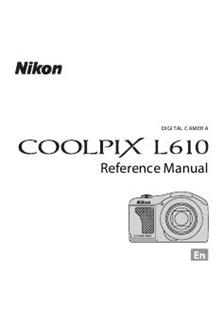 Nikon Coolpix L610 manual. Camera Instructions.
