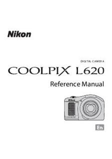 Nikon Coolpix L620 manual. Camera Instructions.