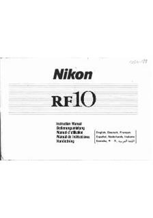 Nikon RF 10 Printed Manual