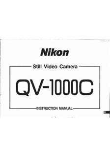 Nikon F4 - QV 1000 C manual. Camera Instructions.