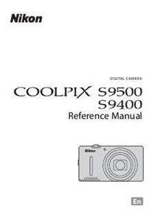 Nikon Coolpix S9500 manual. Camera Instructions.