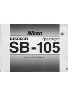 Nikon SB 105 manual. Camera Instructions.