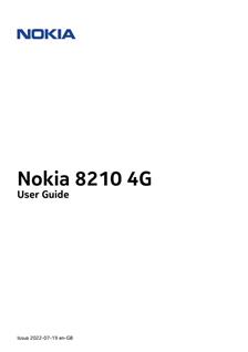 Nokia 8210 manual. Camera Instructions.