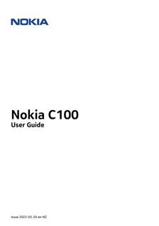 Nokia C100 manual. Camera Instructions.