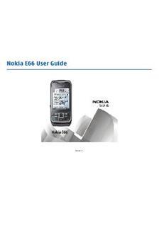 Nokia E66 manual. Camera Instructions.