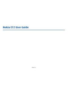 Nokia E72 manual. Camera Instructions.