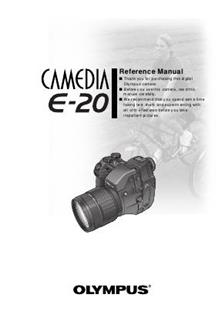Olympus E 20 manual. Camera Instructions.
