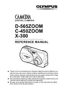 Olympus C 450 Zoom manual. Camera Instructions.