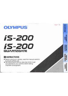 Olympus IS 200 Printed Manual