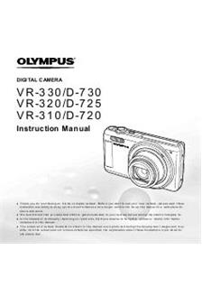 Olympus D 720 manual. Camera Instructions.