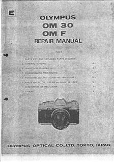 Olympus OM 30 Printed Manual