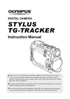 Olympus Stylus TG Tracker manual. Camera Instructions.