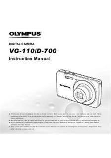 Olympus D 700 manual. Camera Instructions.