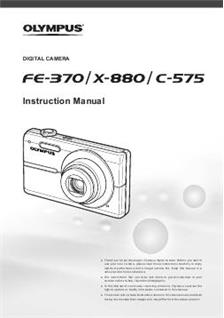 Olympus C 575 manual. Camera Instructions.