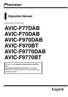 Pioneer AVIC F70 manual. Camera Instructions.