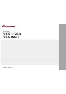 Pioneer VSX 923 manual. Camera Instructions.