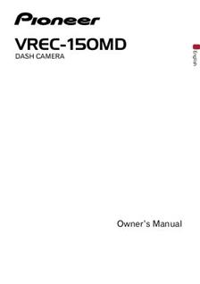 Pioneer VREC 150MD manual. Camera Instructions.
