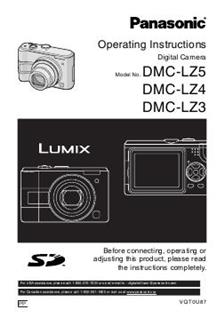 Panasonic Lumix LZ3 Printed