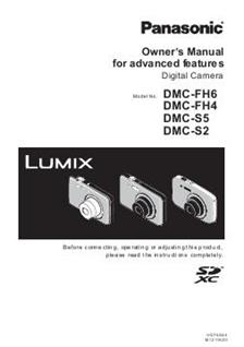 Panasonic Lumix S2 manual. Camera Instructions.