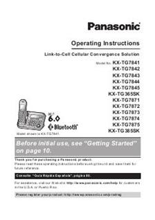 Panasonic KX TG7871 manual. Camera Instructions.