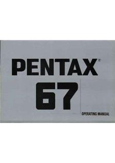 Pentax 67 manual. Camera Instructions.