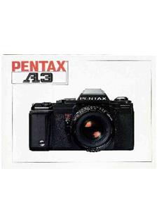 Pentax A3 manual. Camera Instructions.