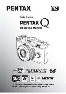 Pentax Q manual. Camera Instructions.