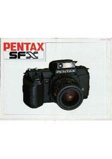 Pentax SFX manual. Camera Instructions.