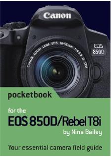 Canon EOS 850D manual. Camera Instructions.