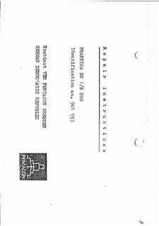 Praktica (VEB) BC 1 manual. Camera Instructions.