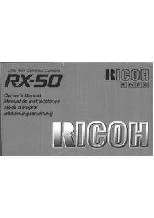 Ricoh RX 50 Printed Manual