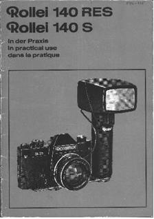 Rollei E 140 RES manual. Camera Instructions.