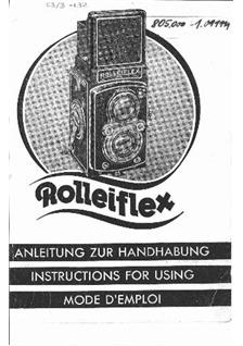 Rollei Rolleiflex Automat manual. Camera Instructions.